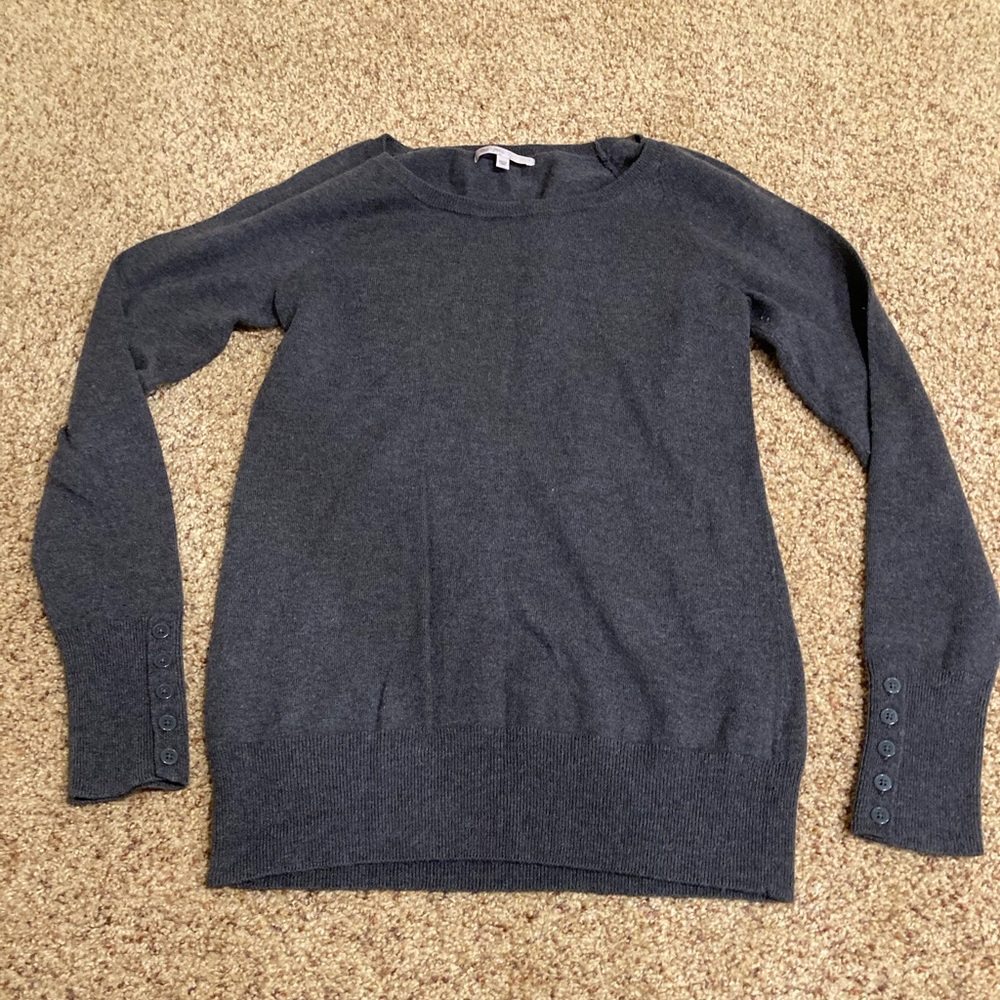 Womens Gap Button Sleeve Sweater